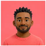Amir K., fictional Creative Director persona avatar
